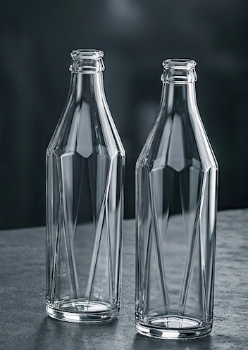glass bottle full costumised production glass bottle full costumised production